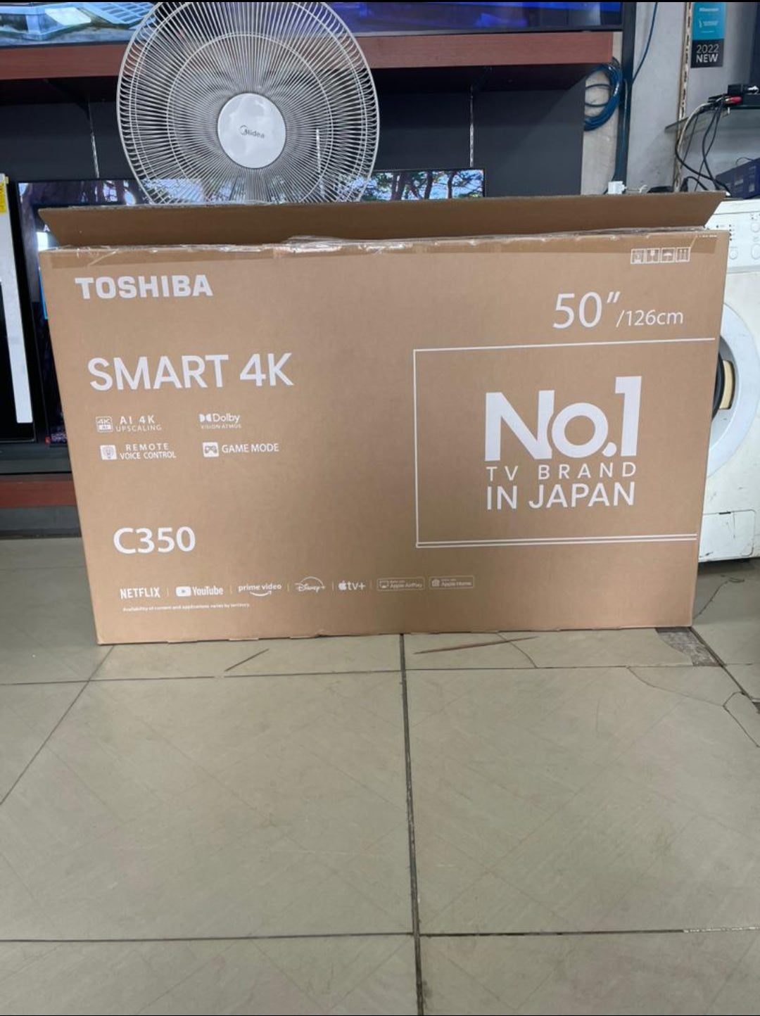 TÉLÉVISION CONNECTÉE TOSHIBA 50 POUCES