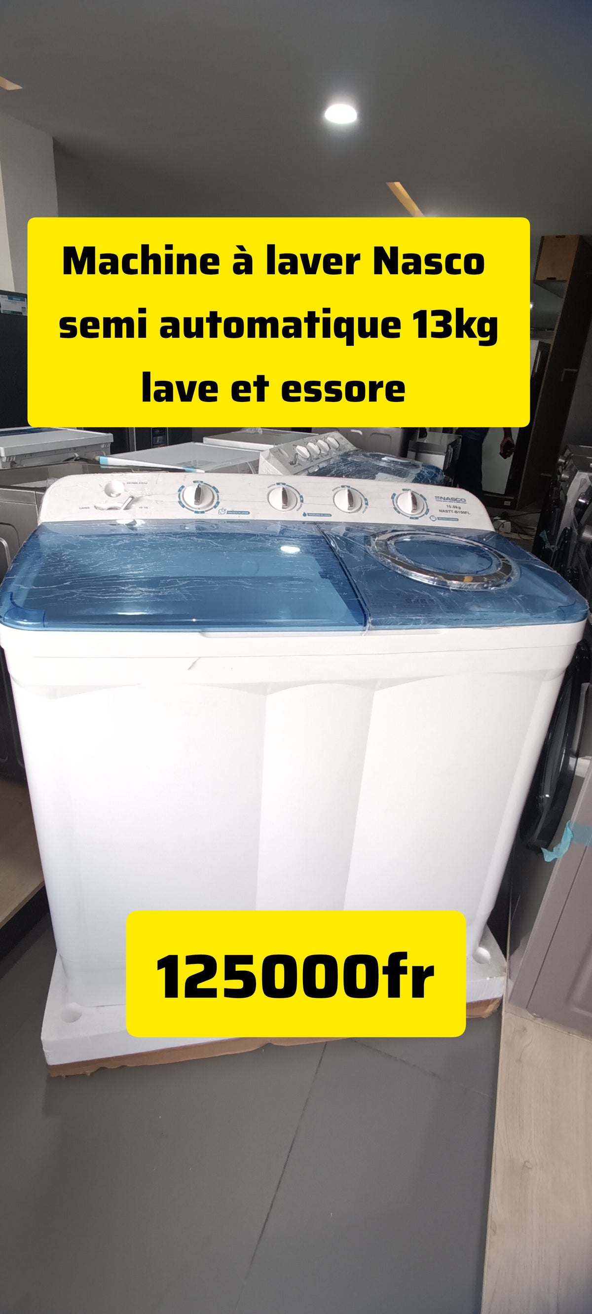 MACHINE À LAVER NASCO 13KG