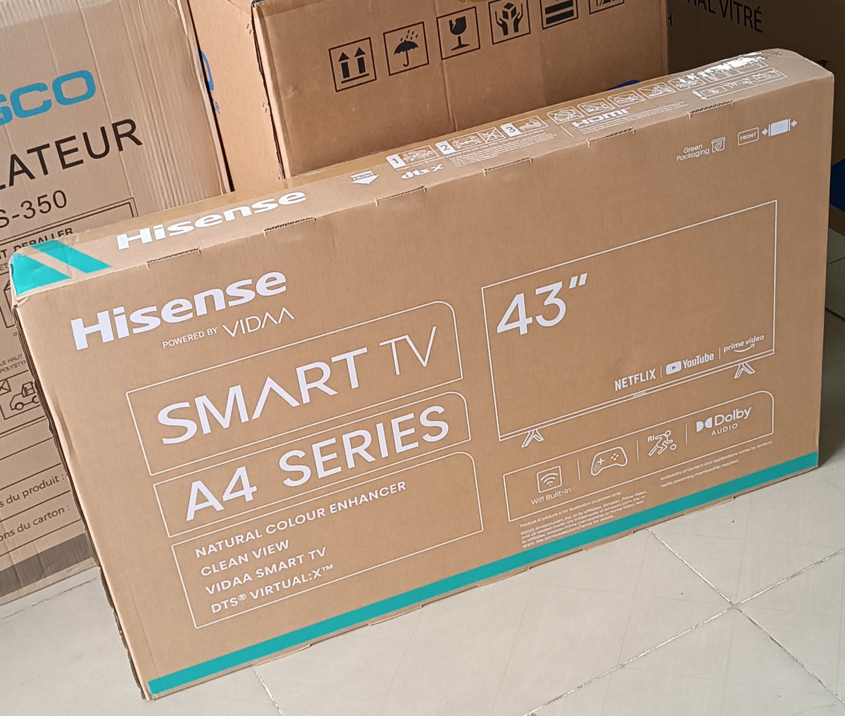 TÉLÉVISION CONNECTÉE HISENSE 43 POUCES