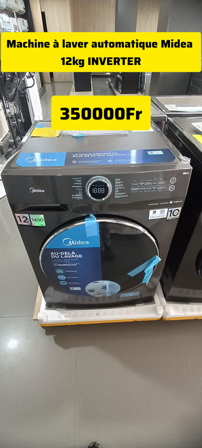 MACHINE À LAVER AUTOMATIQUE MIDEA 12KG INVERTER