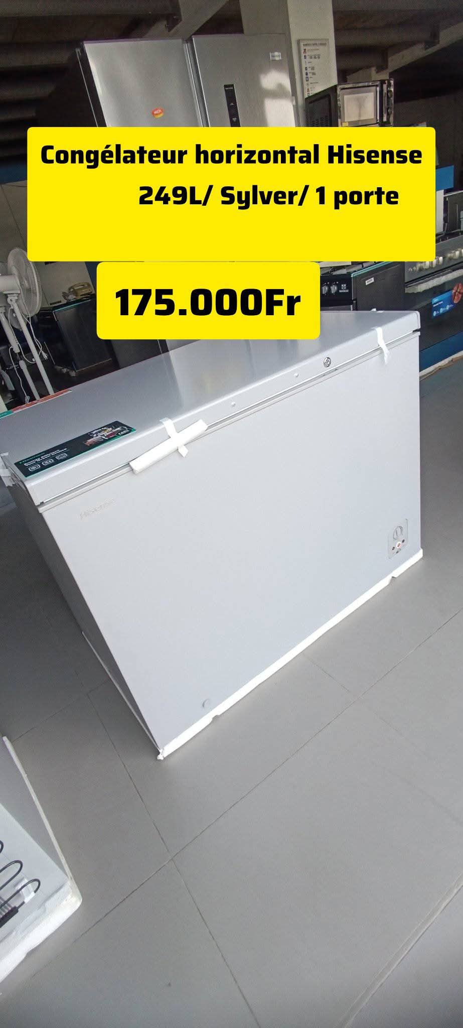 CONGÉLATEUR HORIZONTAL HISENSE