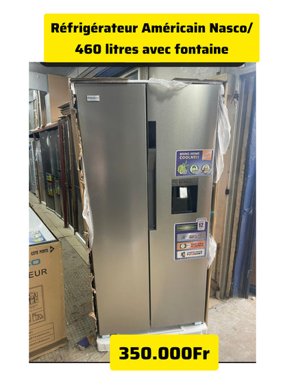 Réfrigérateur Américain Nasco avec fontaine