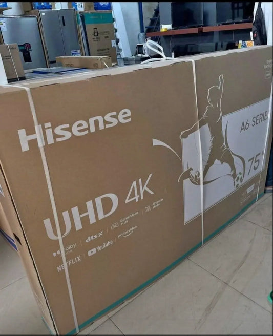 TÉLÉVISION CONNECTÉE HISENSE 75 POUCES UHD4K