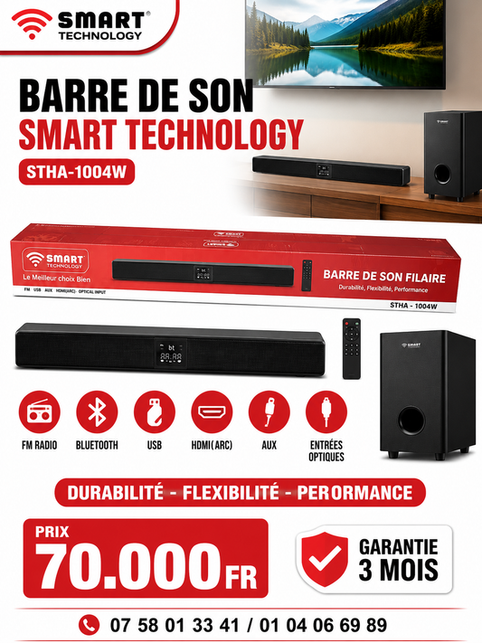 BARRE DE SON SMART TECHNOLOGY