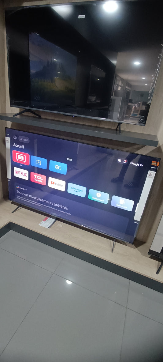 TÉLÉVISION ANDROID TCL 65 POUCES 4K