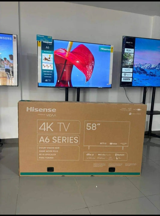 TÉLÉVISION CONNECTÉE HISENSE 58 POUCES UHD4K