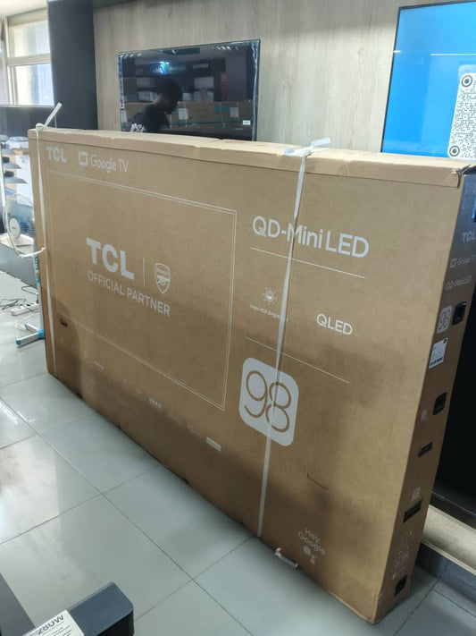 TÉLÉVISION ANDROID TCL QD-MINI LED 98 POUCES